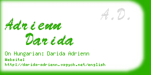 adrienn darida business card